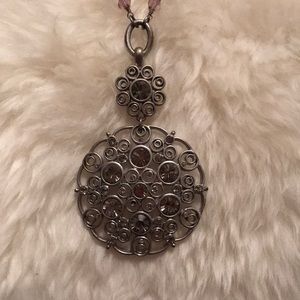 Sparkly Lia Sophia statement necklace